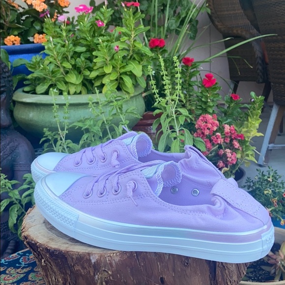 Iridescent “Lilac Mist” Converse Shoreline 7.5 - Picture 6 of 15